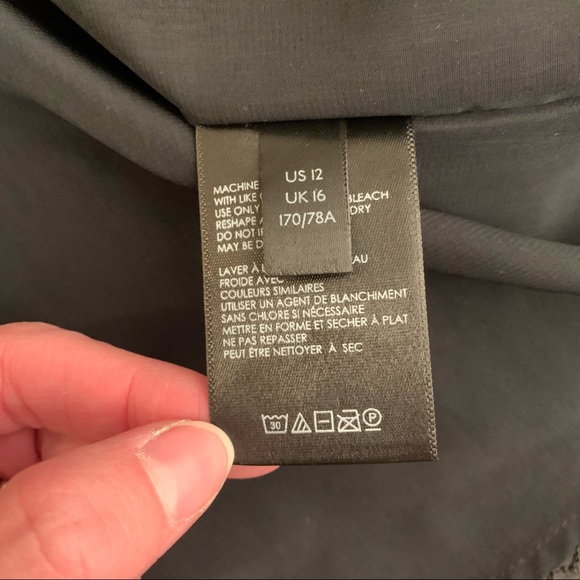 Maeve by Anthropologie black ruffle lined midi skirt - 12 - Picture 6 of 9